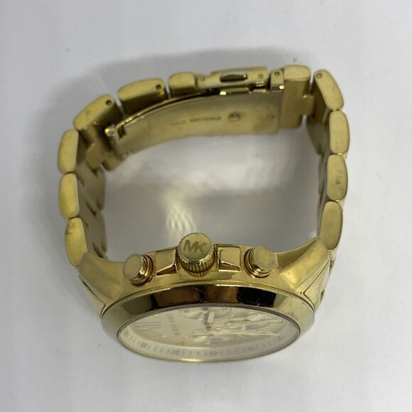 Michael Kors Runway MK5777 Men's Stainless Steel Analog Dial Quartz Watch RQ50 - Picture 8 of 12